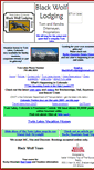 Mobile Screenshot of blackwolflodging.com